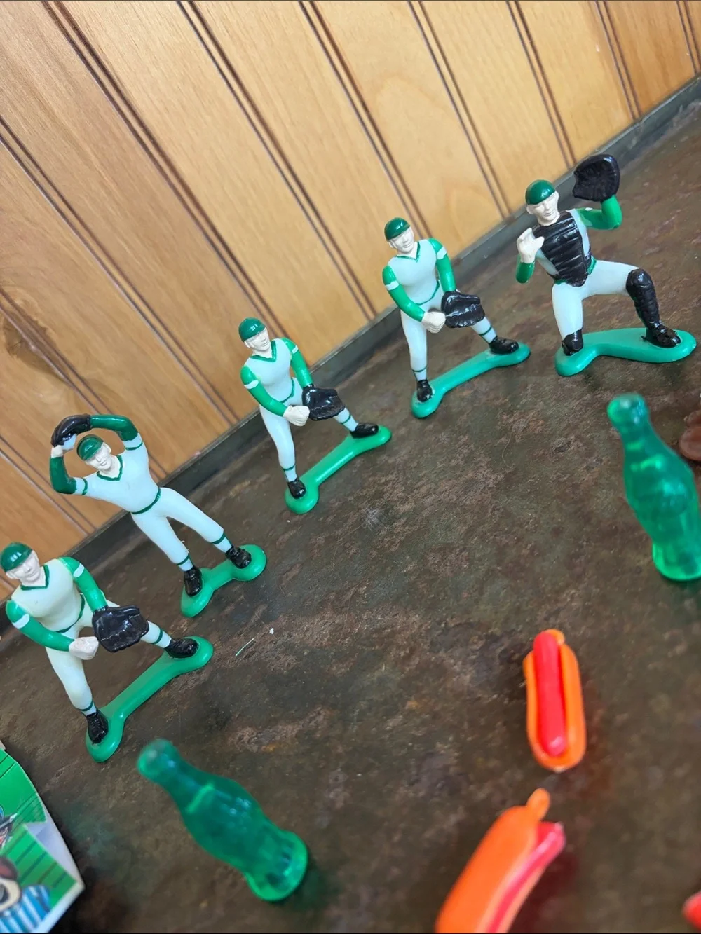 VTG 80s Baseball Birthday Party Cake Decorating Bundle- PopUp Stadium & Top Kit